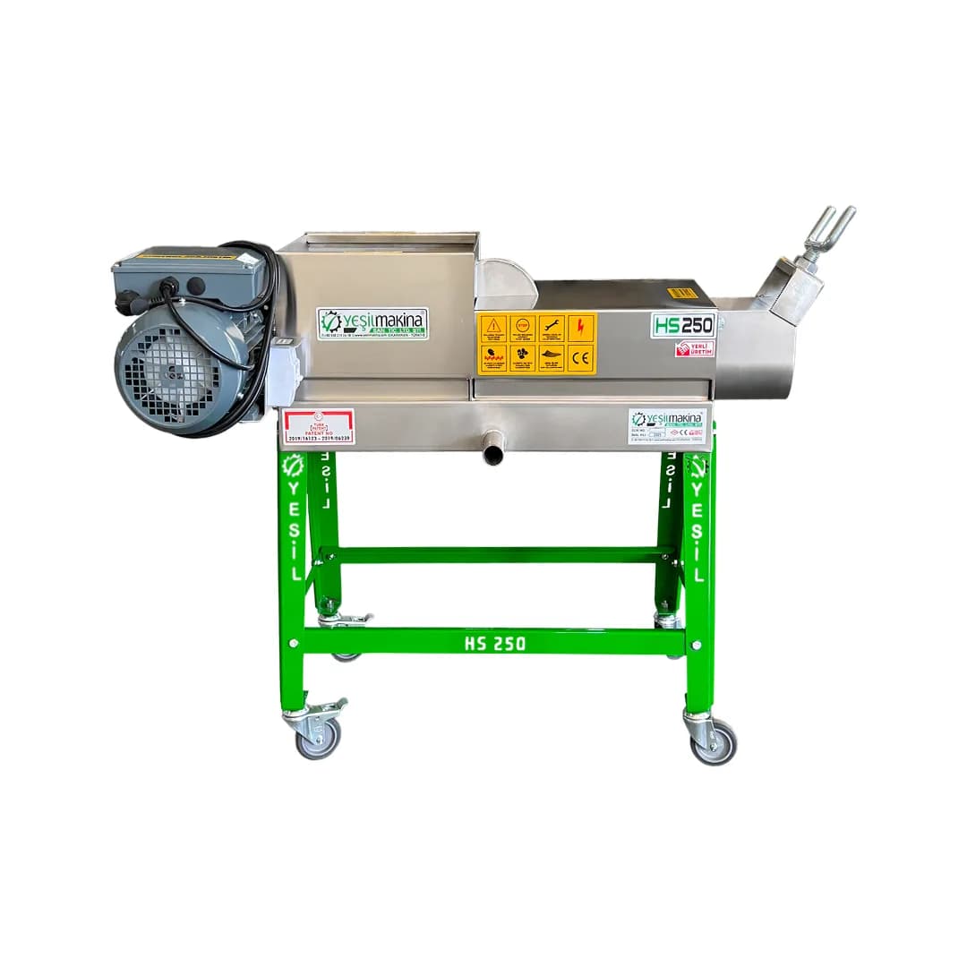 Helezonlu Şıra Makinesi (Üzüm Sıkma) - HS 250 Kg/Saat