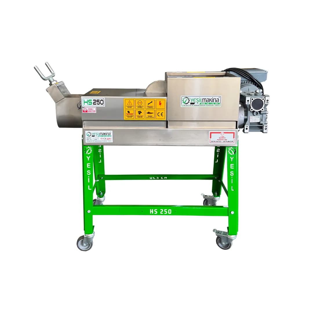 Helezonlu Şıra Makinesi (Üzüm Sıkma) - HS 250 Kg/Saat